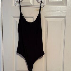 Garage Black V-Neck Bodysuit